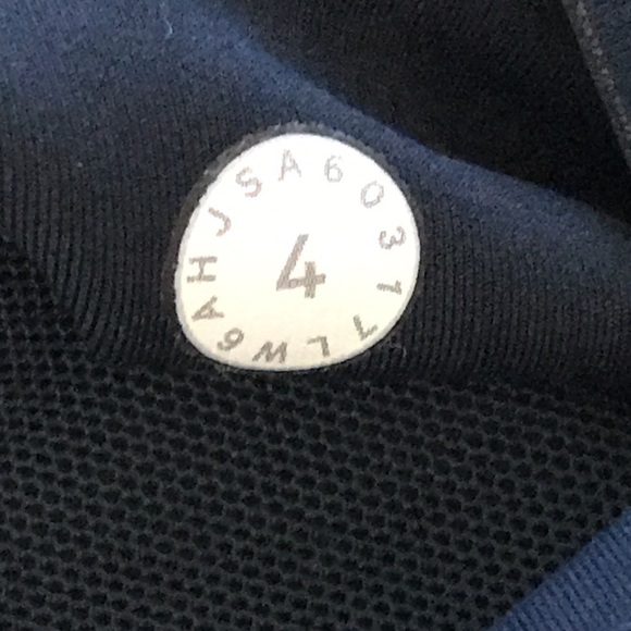 Lululemon In Movement Crop Everlux 19" Nocturnal Teal Size 4 - Picture 15 of 16